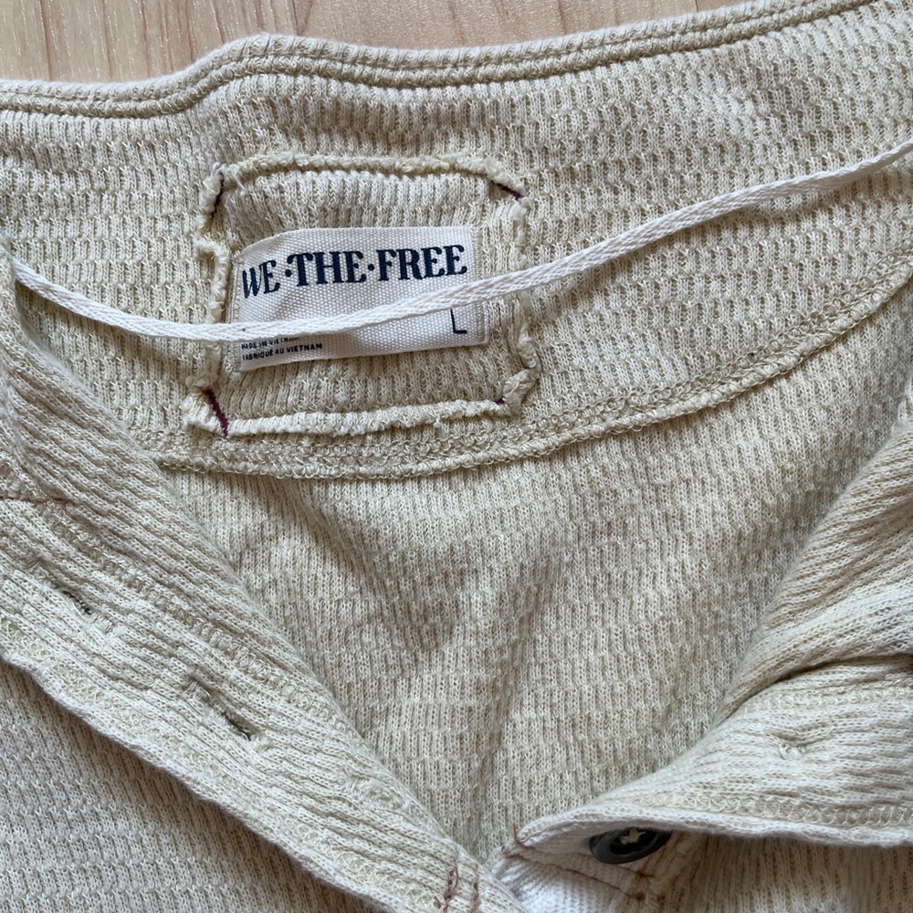 Free People Graphic Waffle Long Sleeve - Picture 2 of 4